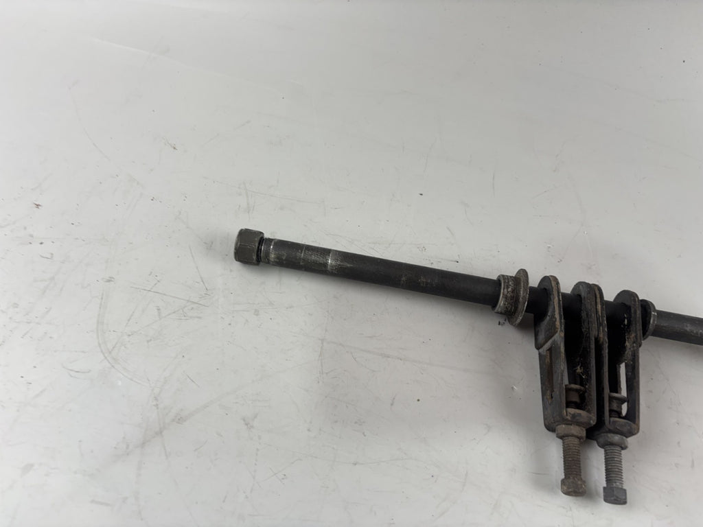 Yamaha SZR 660 Belgarda 4SU Achse Kettenspanner back hinten Antrieb