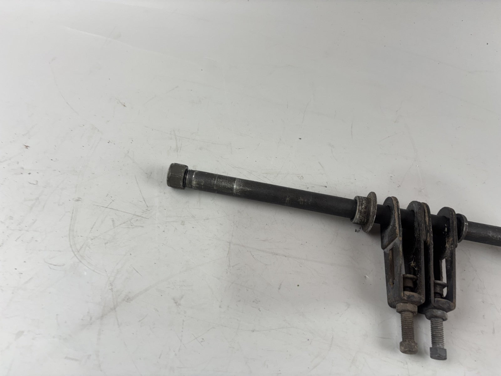 Yamaha SZR 660 Belgarda 4SU Achse Kettenspanner back hinten Antrieb