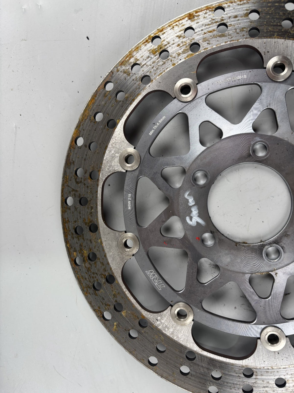 Suzuki GSX 1200 A3 Inazuma Bremsscheibe Brake Disc Bremsscheiben vorne 5mm