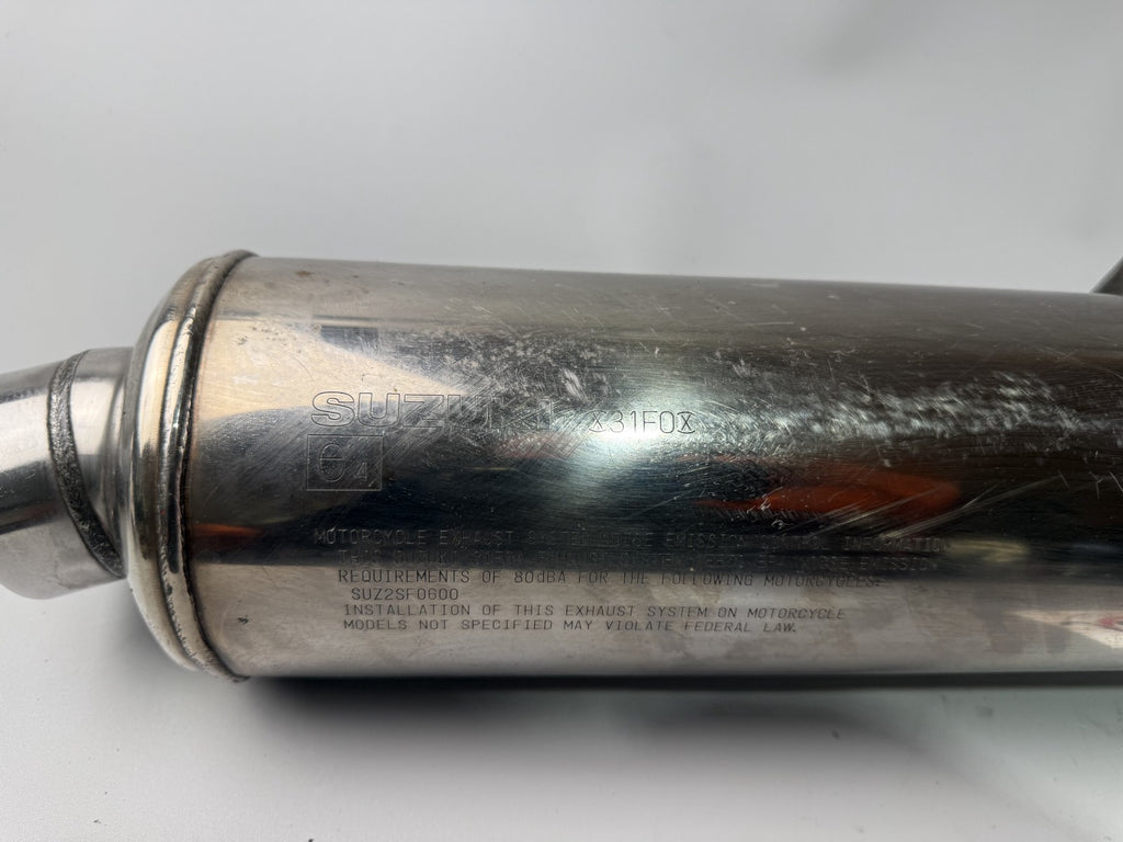 Suzuki GSF 600 Bandit POP WVA8 Auspuff Exhaust Endtopf Schalldämpfer Tröte