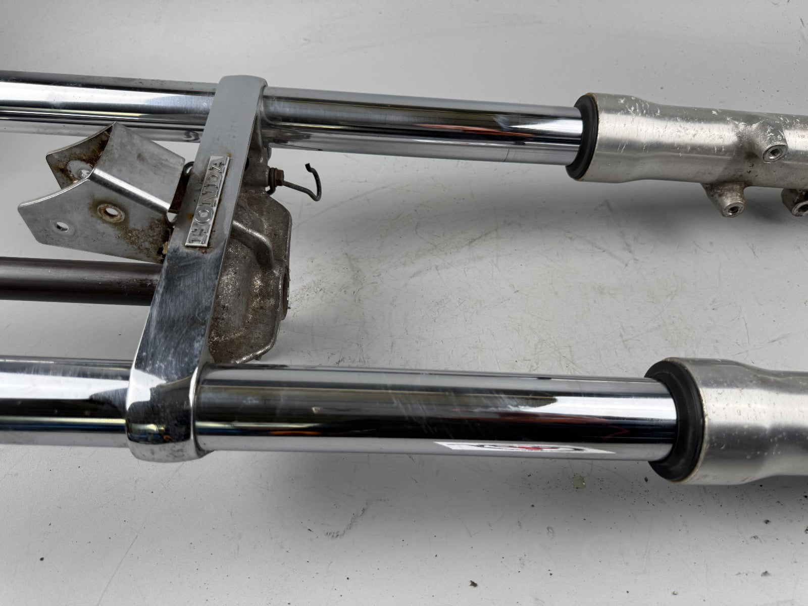 Honda VT600C Shadow Gabel Tauchrohr Standrohr Gabelbrücke Bridge Federung Fork
