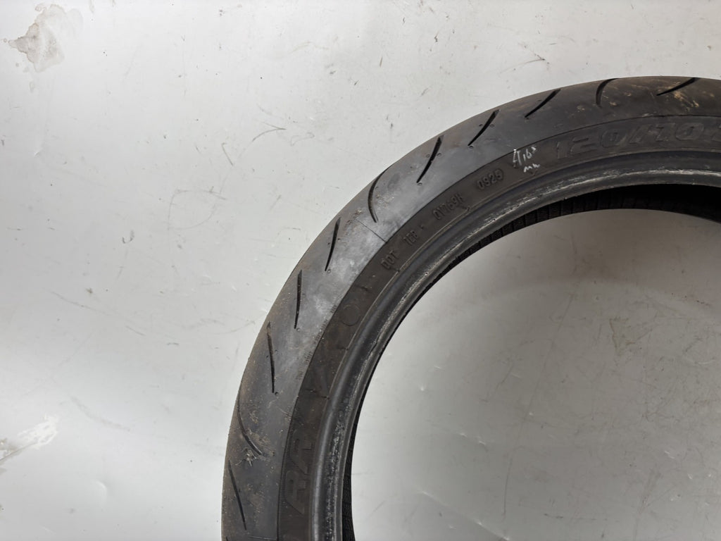Motorrad Reifen Wheel 120/70 ZR17 Metzler Sportec DOT 09/2025 4,6mm
