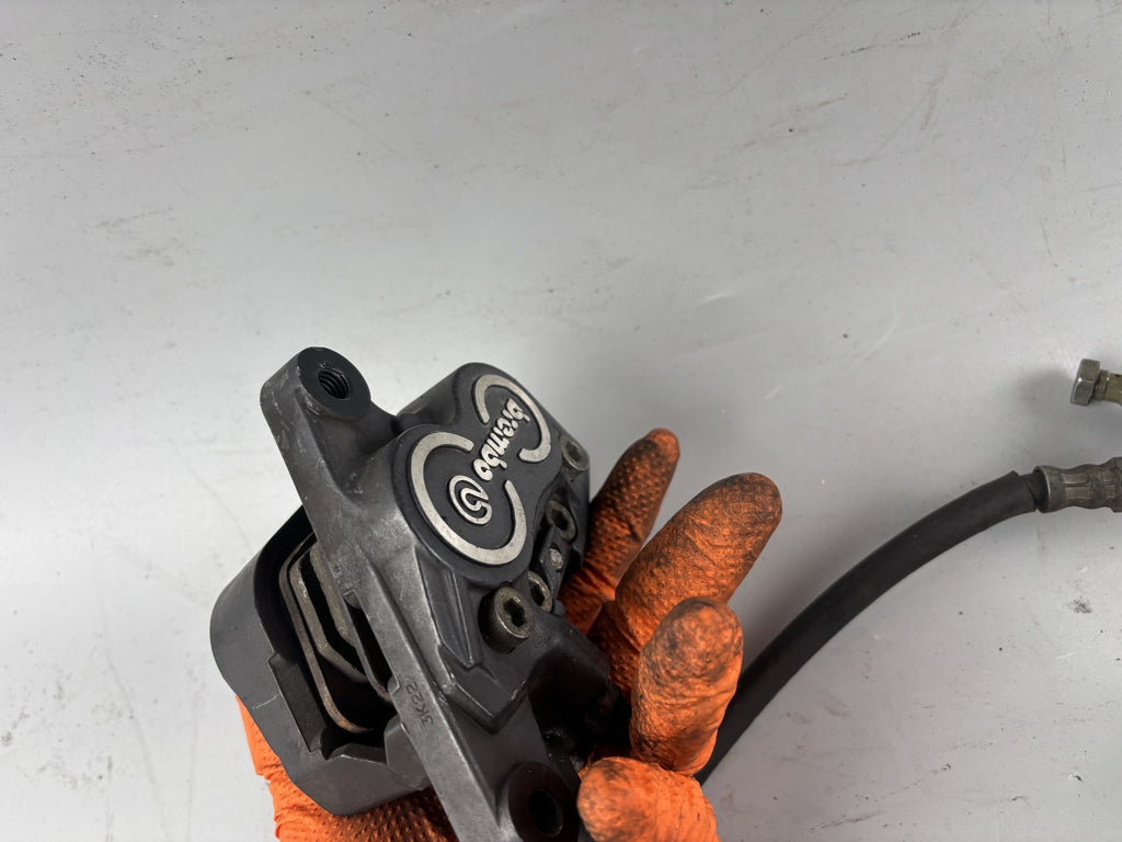 BMW R 1100 RS Bremsanlage Brake Bremse Bremssattel vorne front Zange Leitung