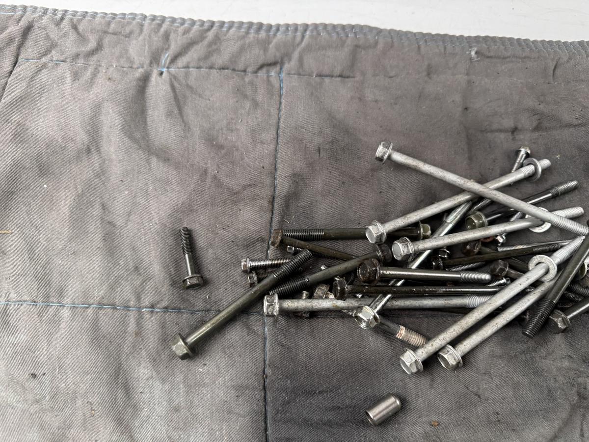 Kawasaki EL250 252 Eliminator Screws Schrauben Reste Motor Engine