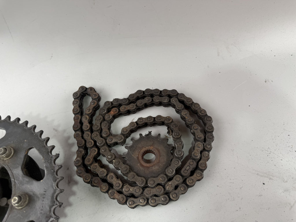 Yamaha XJ 600 Diversion 4BR 4LX Kettensatz Kettenkit Kettenrad Ritzel Chain