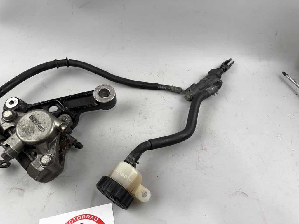 Yamaha XJR 1200 4PU Bremsanlage Bremse hinten back Brake Sattel Pumpe