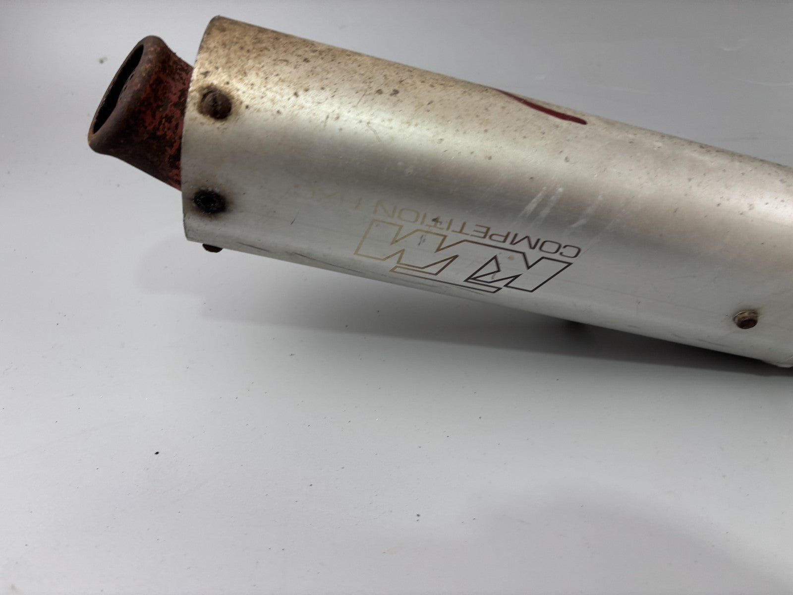 KTM LC4 620 SC Supercompetition Enduro Auspuff Sammler Exhaust Schalldämpfer