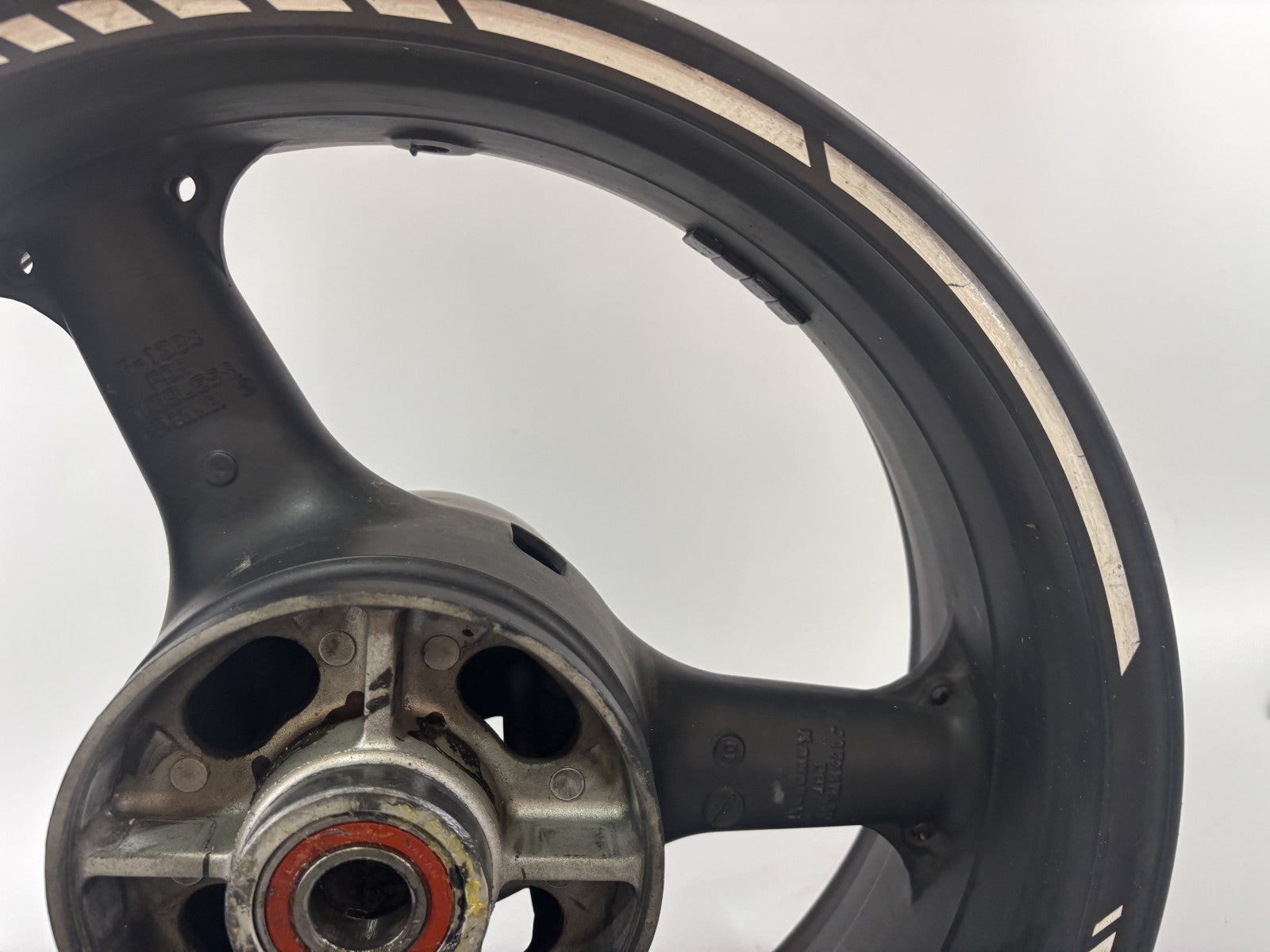 Kawasaki ZX6R ZX636 A 2002 Hinterradfelge Felge Rim Rad hinten back Reifen Rad