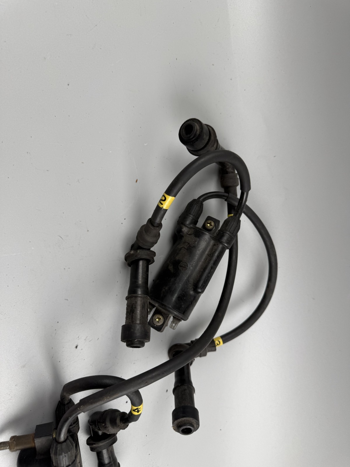 Suzuki GSX 750 AE Inazuma Zündspulen zündstecker Ignition Zündkabel Motor
