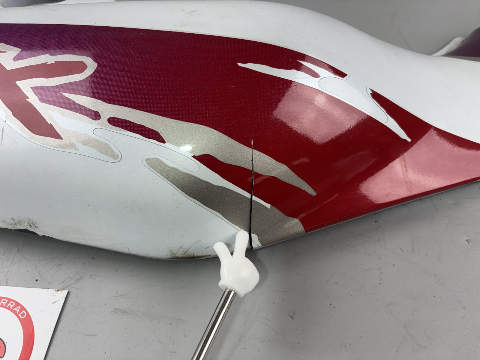 Suzuki GSX-R 750 W GR7BB Seitenverkleidung Sidecover rechts right hinten Cover