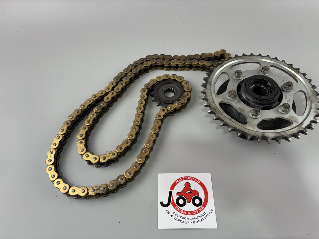 Kawasaki ZX6R ZX636 A 2002 Kettensatz Kettenkit Kette Chain Ritzel Kettenrad