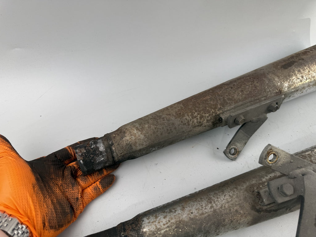 Honda CX500 Auspuff Exhaust Endtopf Schalldämpfer rechts links JAMA