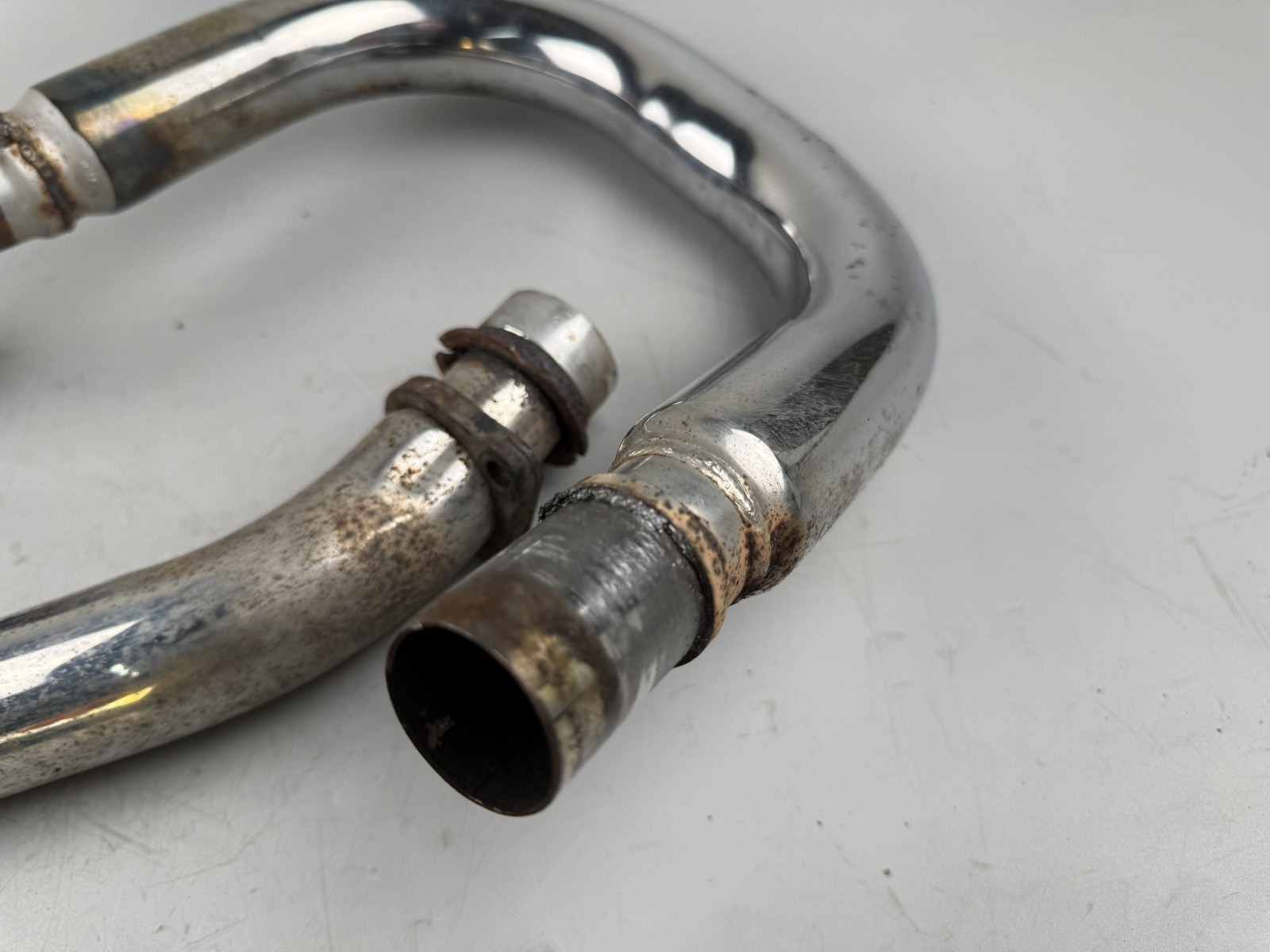 Honda NT650V Deauville RC47 Krümmer Downpipe Auspuff Exhaust