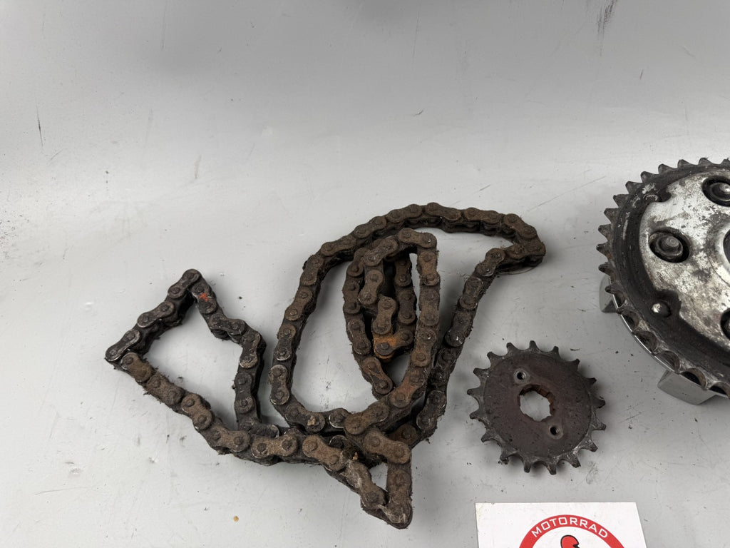 Honda CMX450 Rebell PC17 Kettensatz Kettenkit Ritzel Chain Kettenradträger