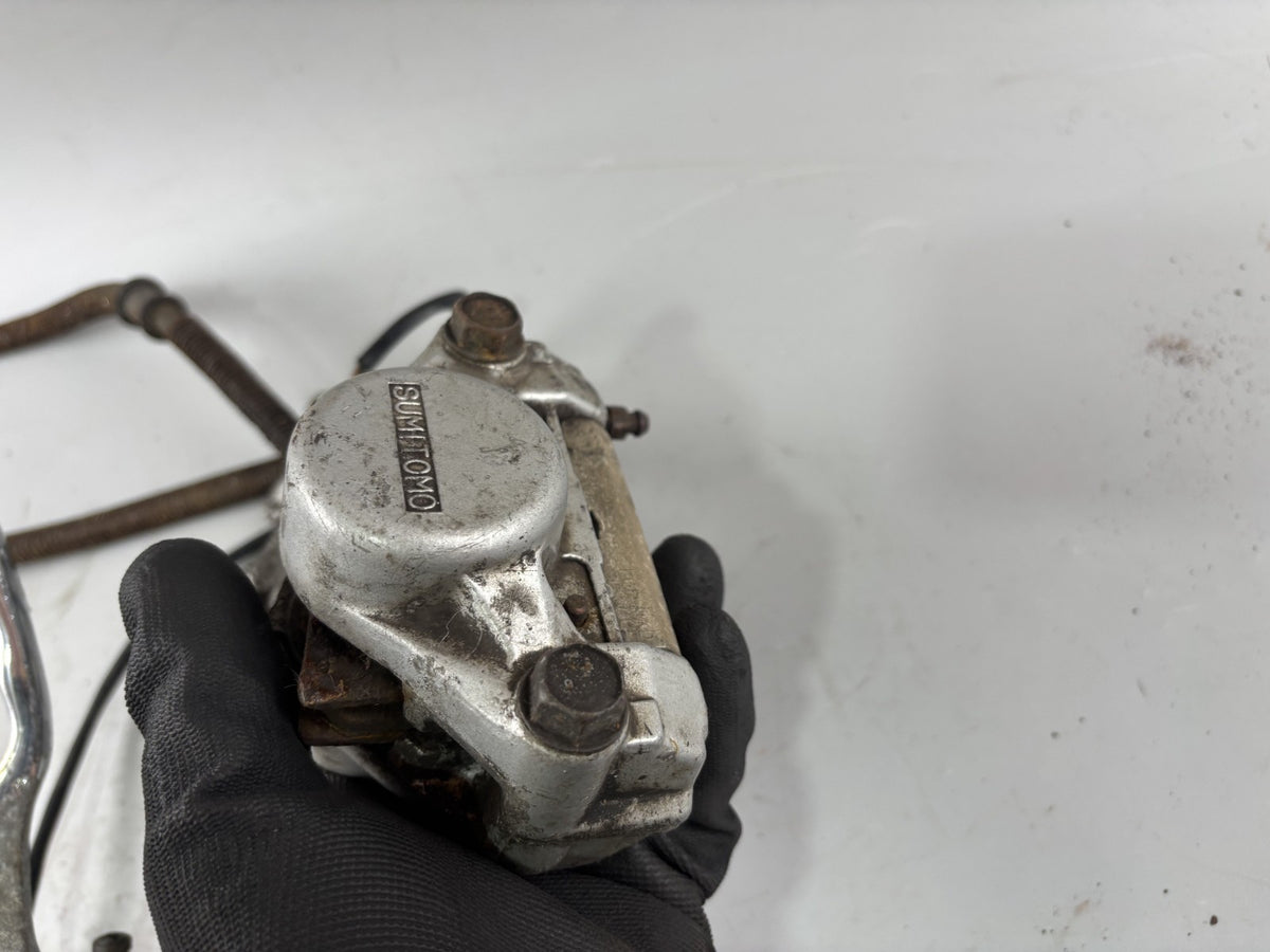Yamaha XV700 Virago 56E Bremsanlage Bremse brake Sattel Pumpe Zange vorne front