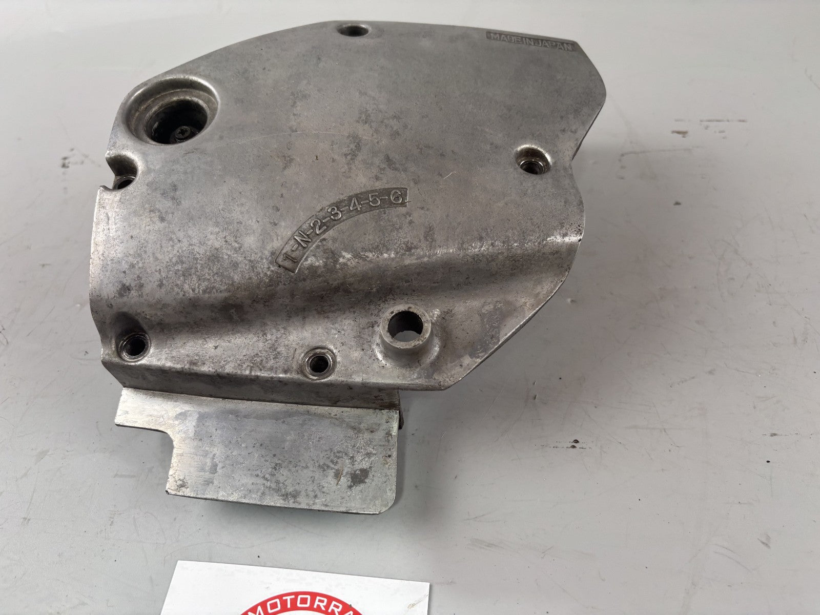 Yamaha XS400 2A2 Ritzelabdeckung Motor Engine links left