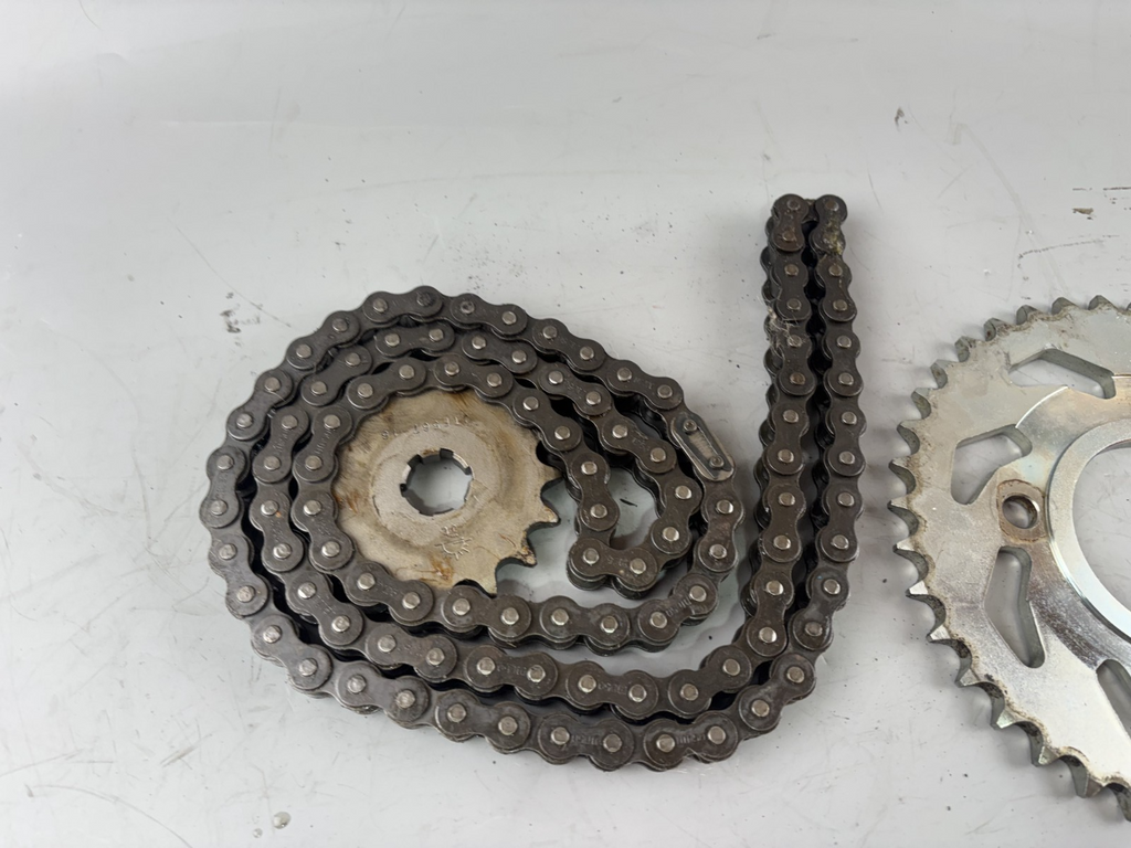 Yamaha XS400 2A2 Kettenkit Kettensatz Chain Kettenrad Ritzel