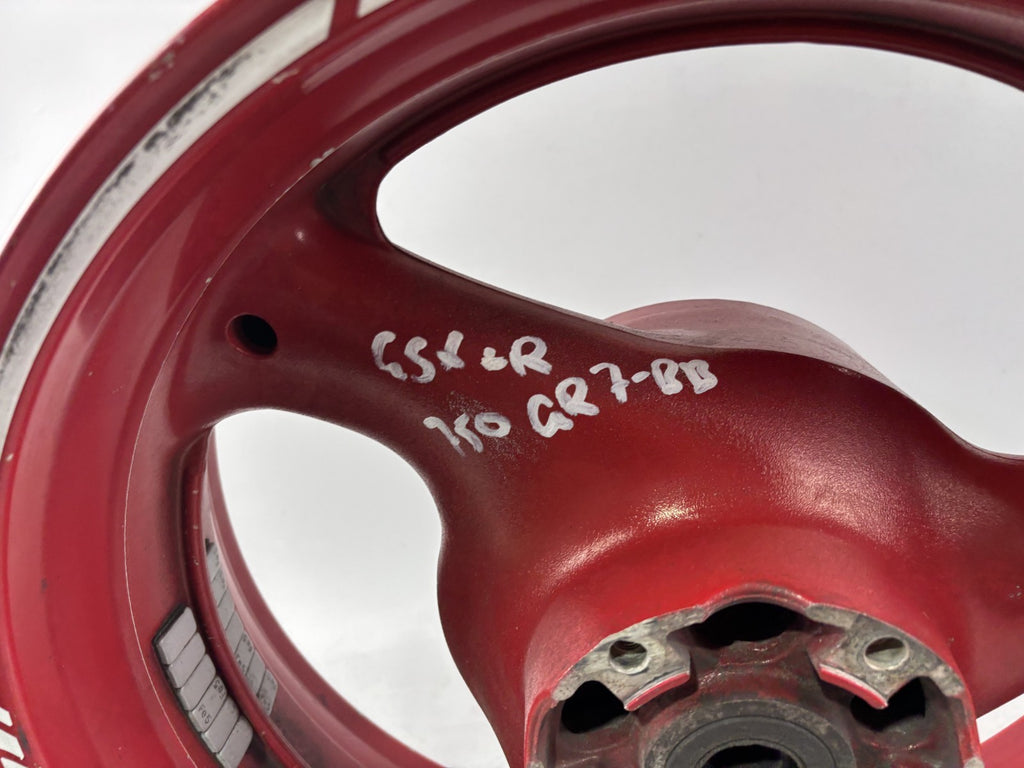 Suzuki GSX-R 750 W GR7BB Hinterradfelge Felge Rim Rad hinten back Reifen