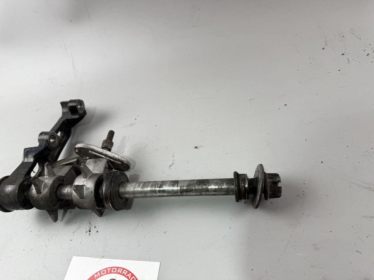 Yamaha XJ 600 Diversion 4BR 4LX Achse Hinten Kettenspanner Chain Aufhängung