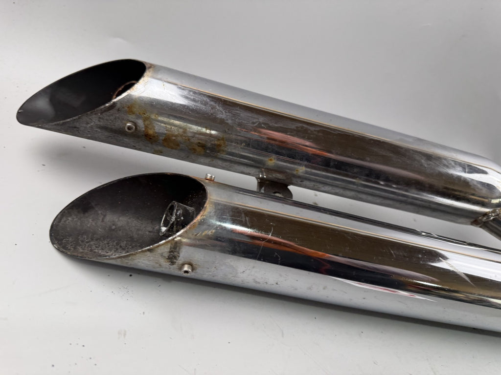Yamaha XV535 3BR 2YL Virago Auspuffanlage Auspuff Exhaust Schalldämpfer Krümmer