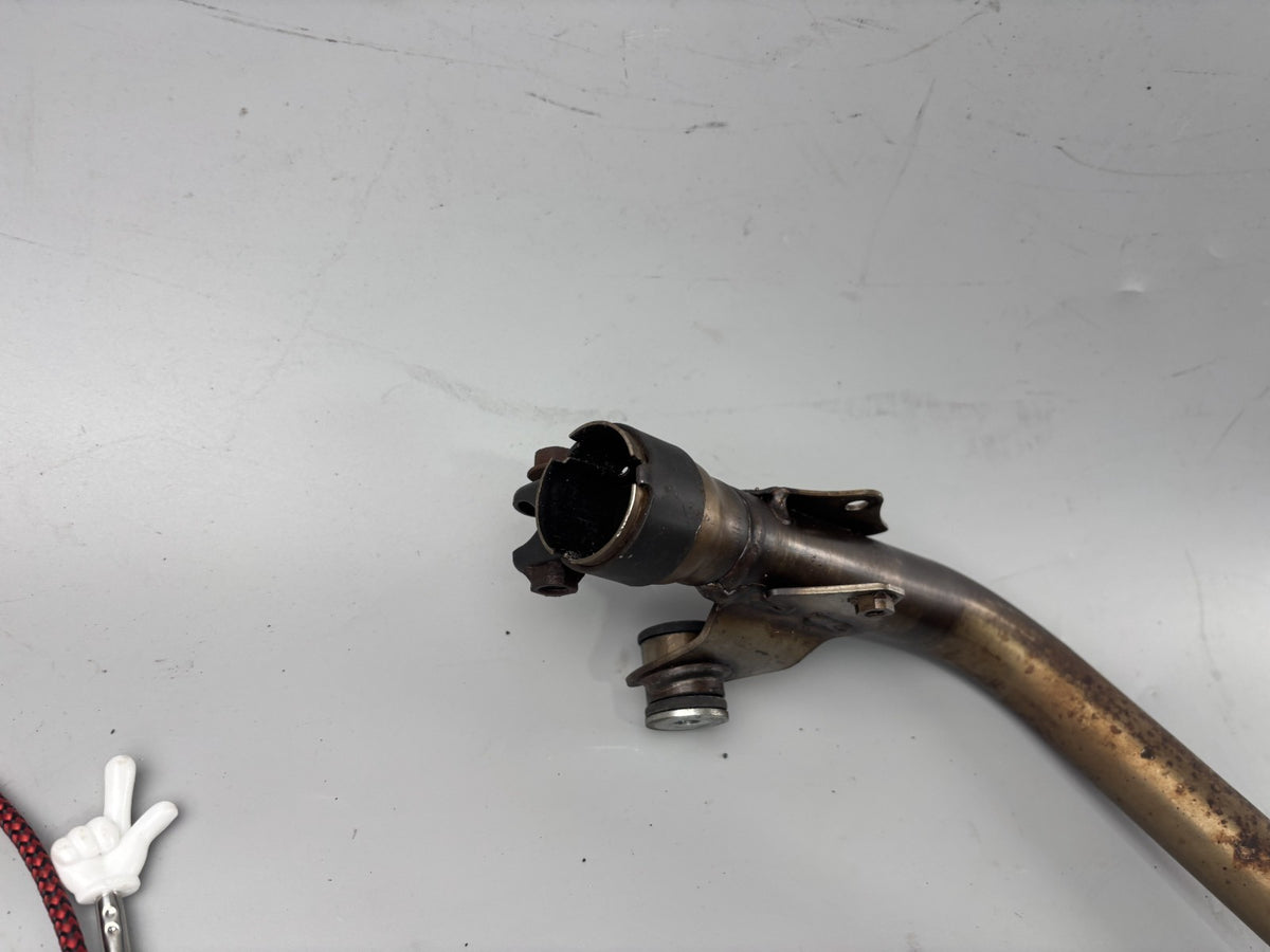 Honda SLR 650 Vigor FX 650 RD09 Exhaust Auspuff Endtopf Schalldämpfer links left