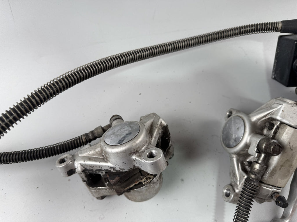 Yamaha XV1100 Virago 3LP Bremsanlage Brake Bremse Satttel Pumpe Flex front