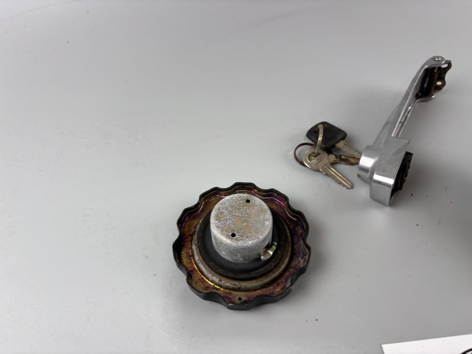 Honda CX500 C PC01 Güllepumpe Schlosssatz Tankschloss Zündschloss Lock Key