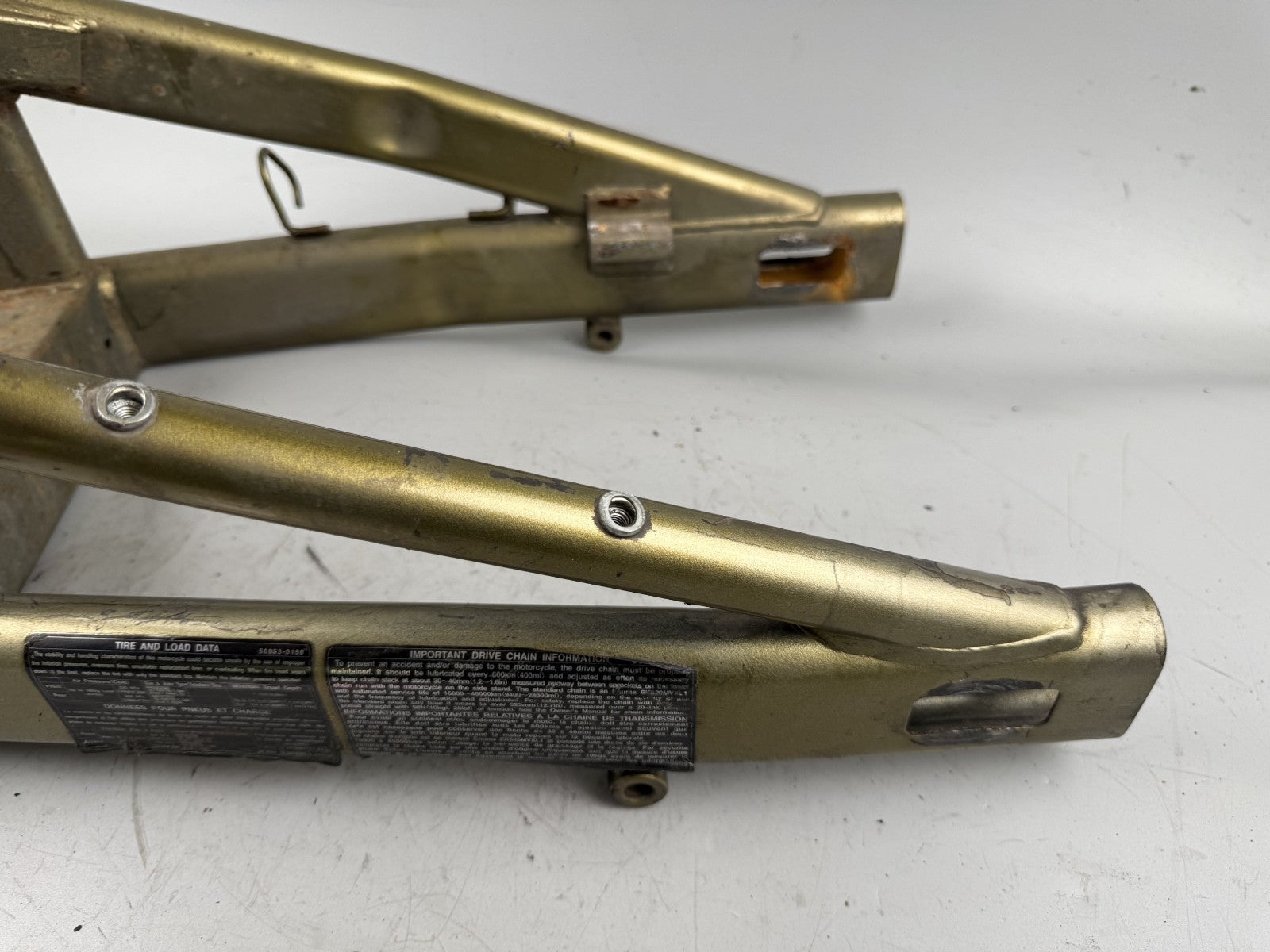 Kawasaki ER6F EX650A Schwinge Swingarm Swing Aufhängung Antrieb
