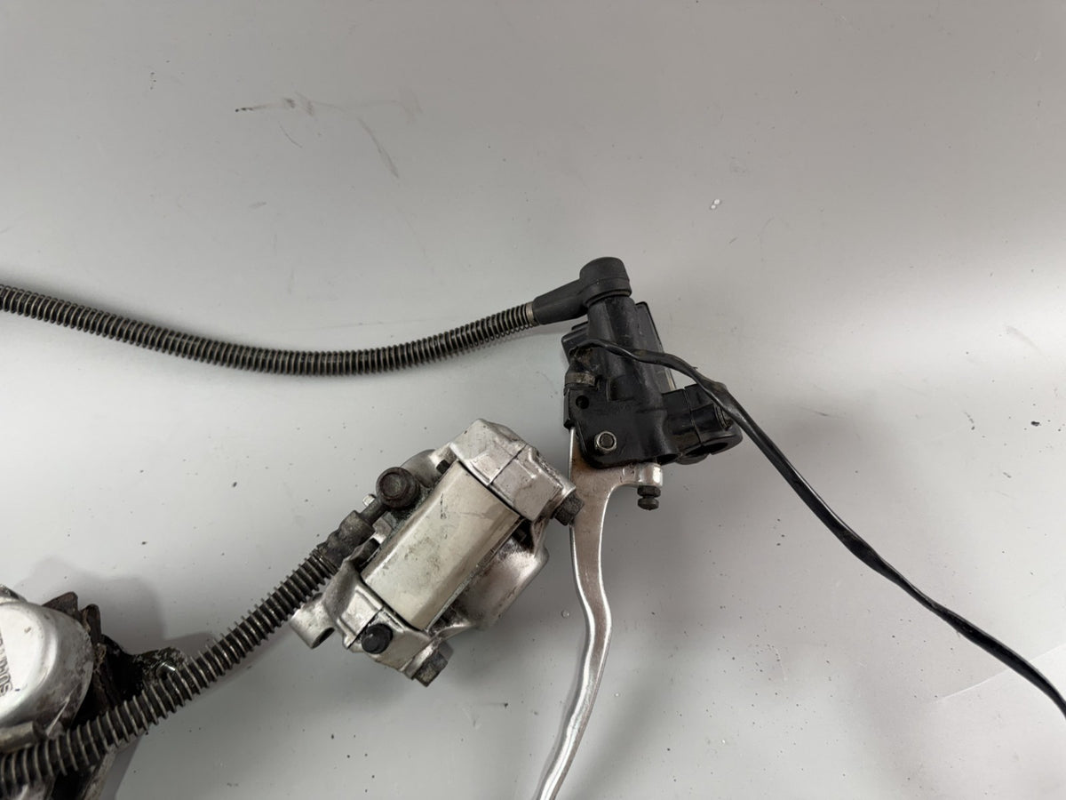 Yamaha XV1100 Virago 3LP Bremsanlage Brake Bremse Satttel Pumpe Flex front