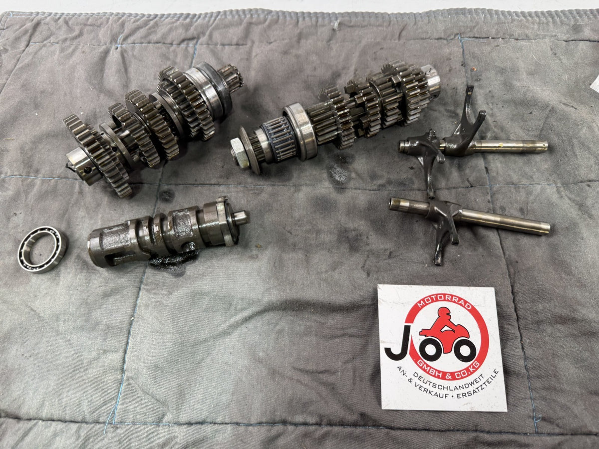 Kawasaki EL250 252 Eliminator Getriebe Getriebewelle Schaltwalze Klaue Motor