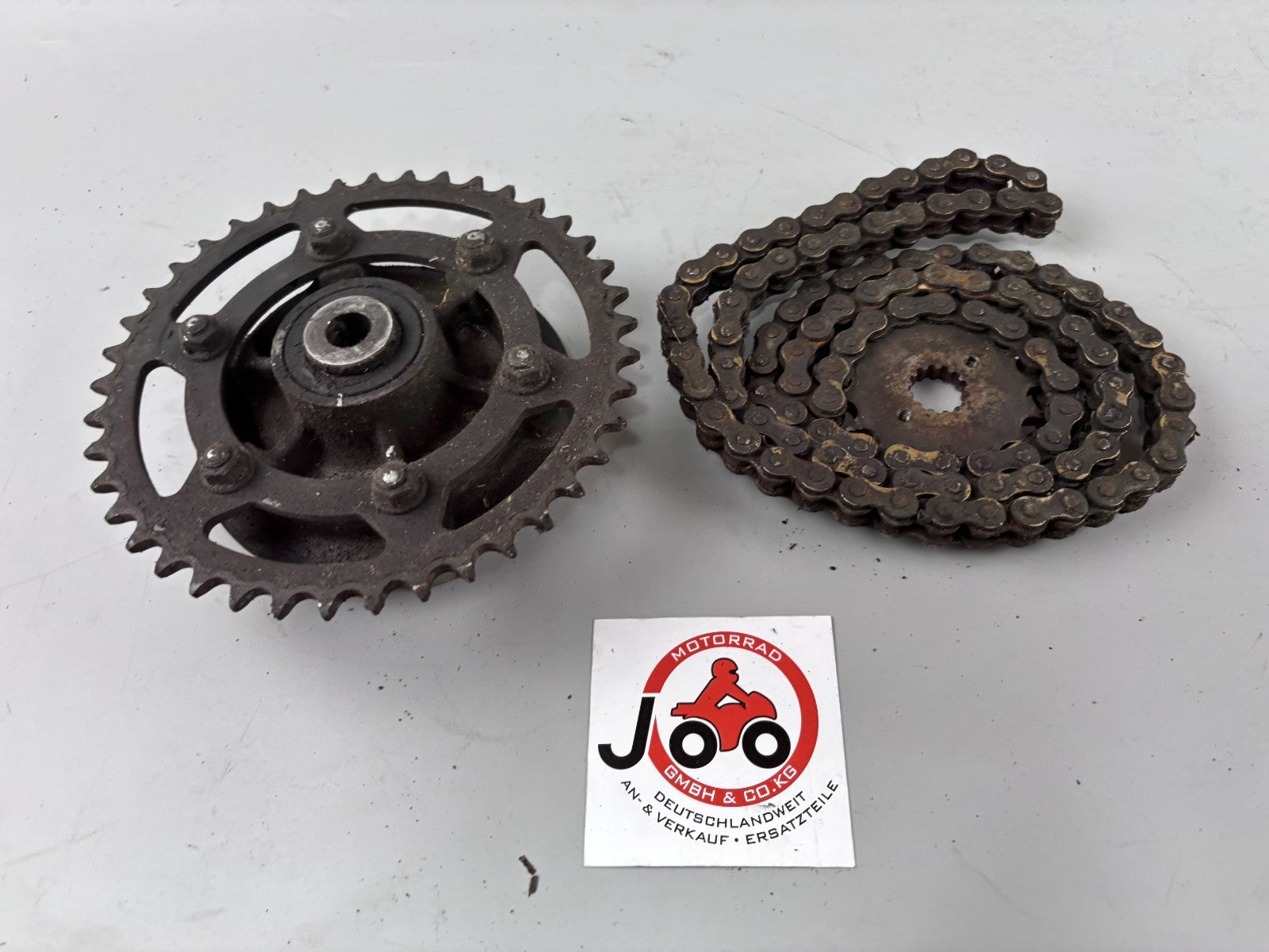 Kawasaki EX500D GPZ500S Kettenkit Kettensatz Chain Ritzel Kettenrad Träger