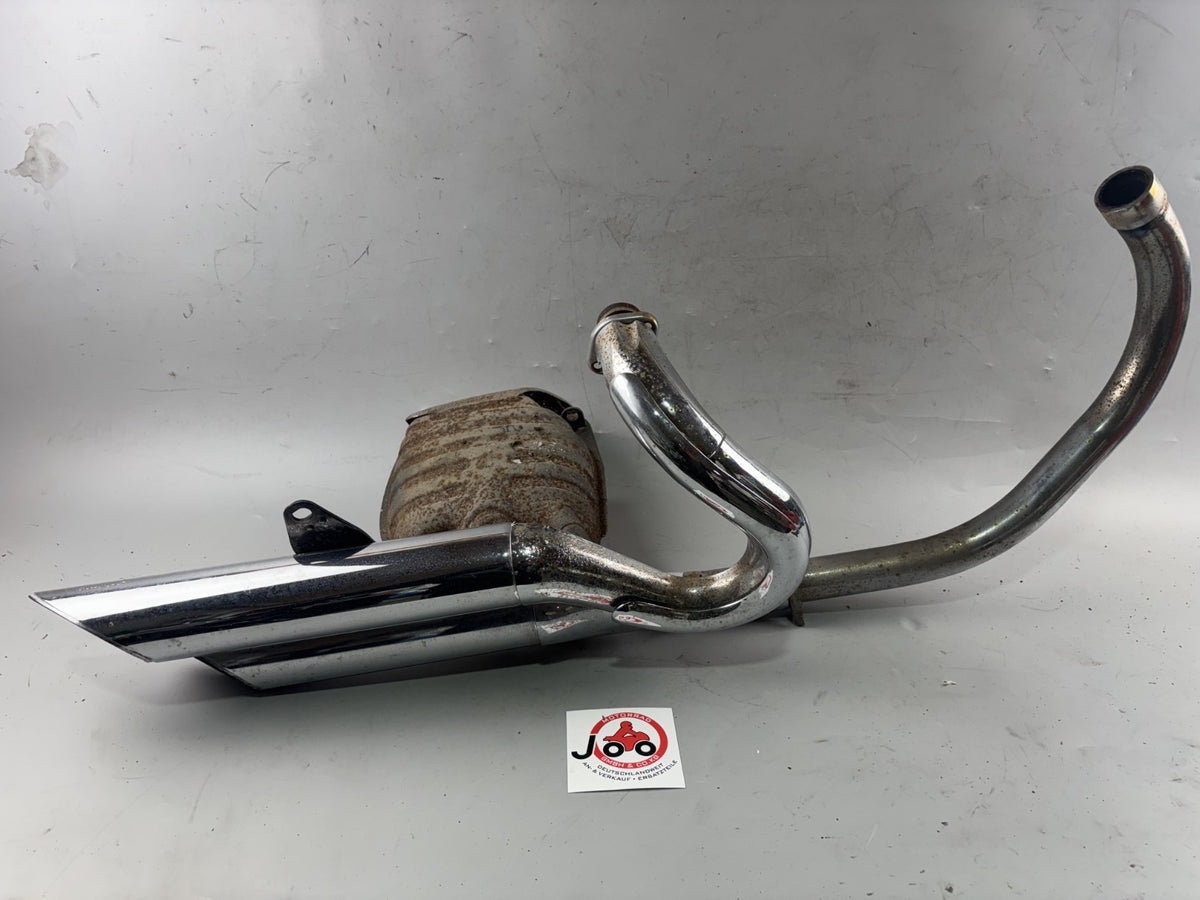 Yamaha XV535 3BR 2YL Virago Auspuff Exaust Auspuffanlage Krümmer Downpipe
