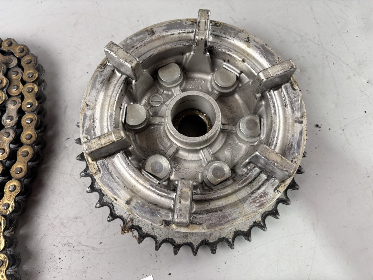 Suzuki GSX 750 AE Inazuma Kettensatz Chain Ritzel Kettenrad Antrieb