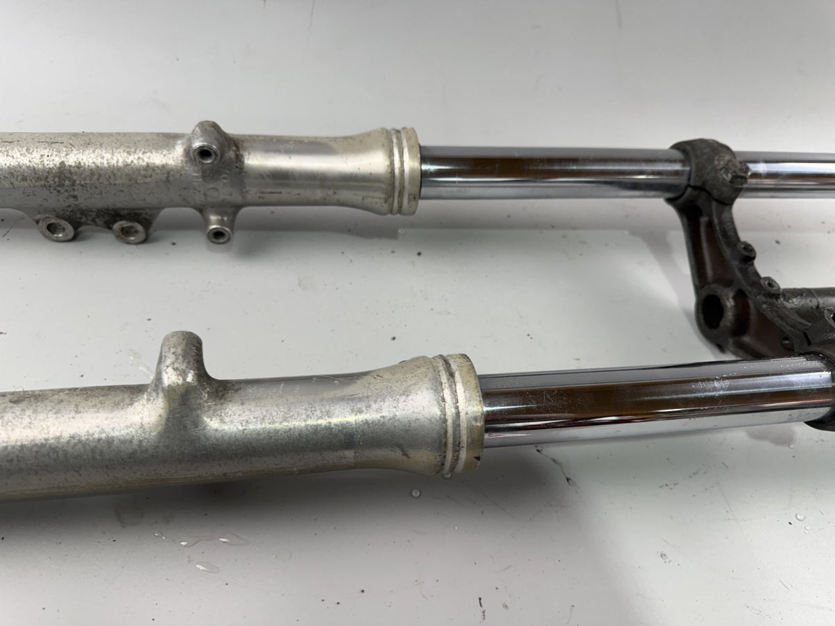 Yamaha XS 400 12E Gabel Standrohr Tauchrohr Federung Federbein Fork Absorber