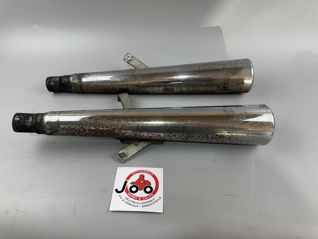 Honda CX500 Auspuff Exhaust Endtopf Schalldämpfer rechts links JAMA