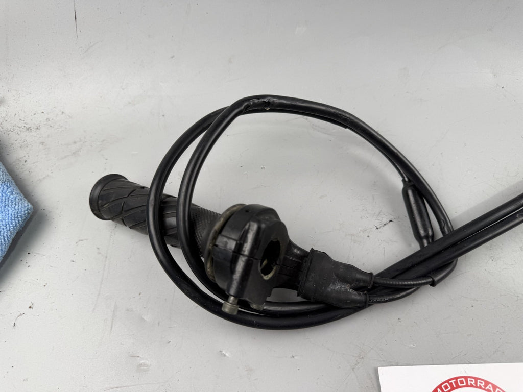 Yamaha XJR 1200 4PU Gasgriffhülse Gasgriff Züge Gaszug Cable Holder