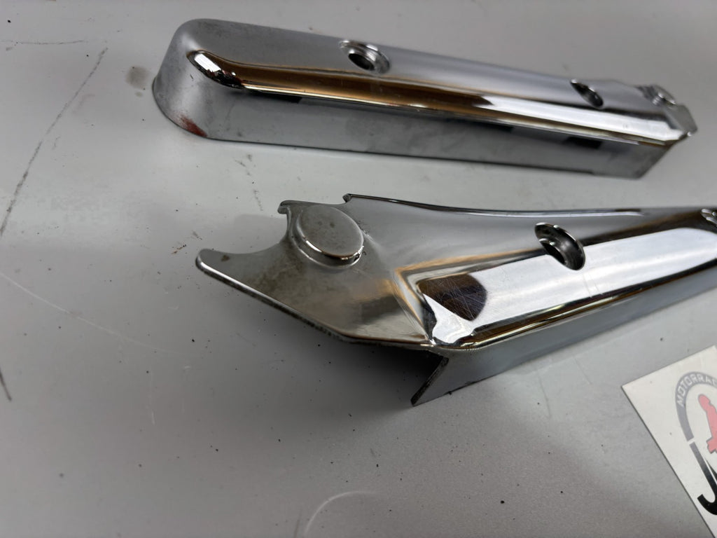 Kawasaki BN125A EL125 Eliminator Chromedeckel Abdeckung Cover Verkleidung hinten