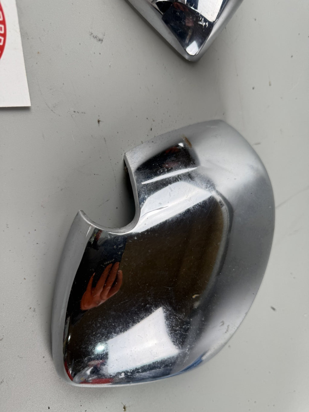 Kawasaki ZL600 Eliminator Chromdeckel Cover Seitendeckel Abdeckung