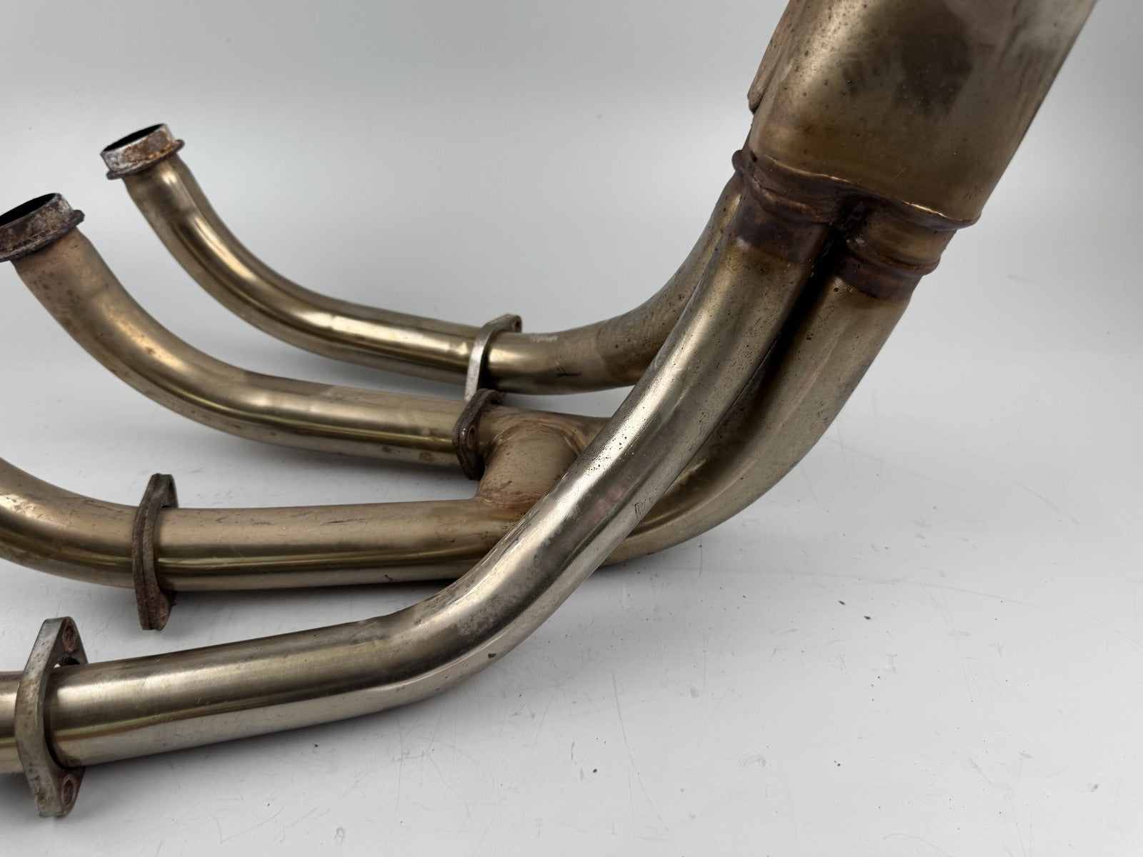 Suzuki GSX750 AE Inazuma Krümmer Downpipe Exhaust Auspuff Motor Engine