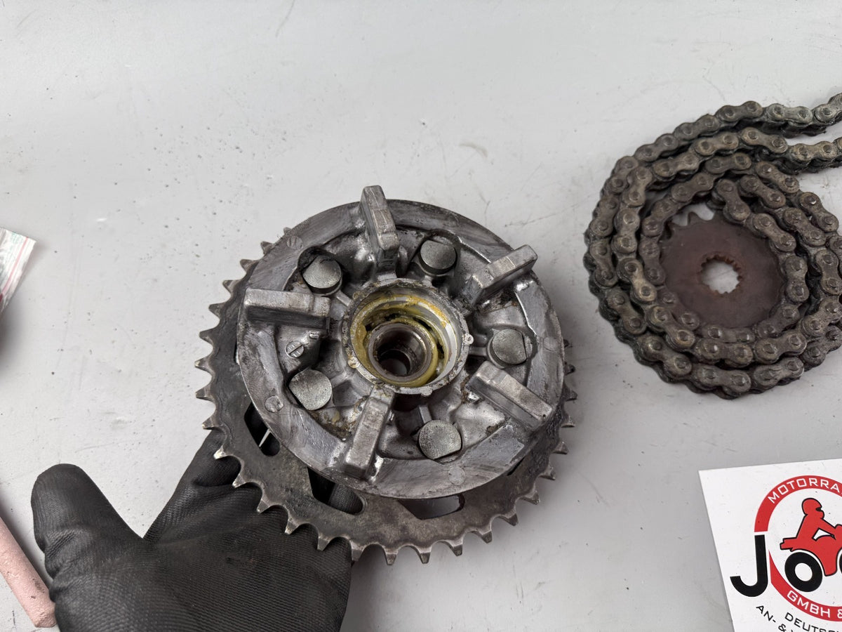 Suzuki GS 500 E GM 51 B Kettensatz Kettenkit Chain Kettenradträger