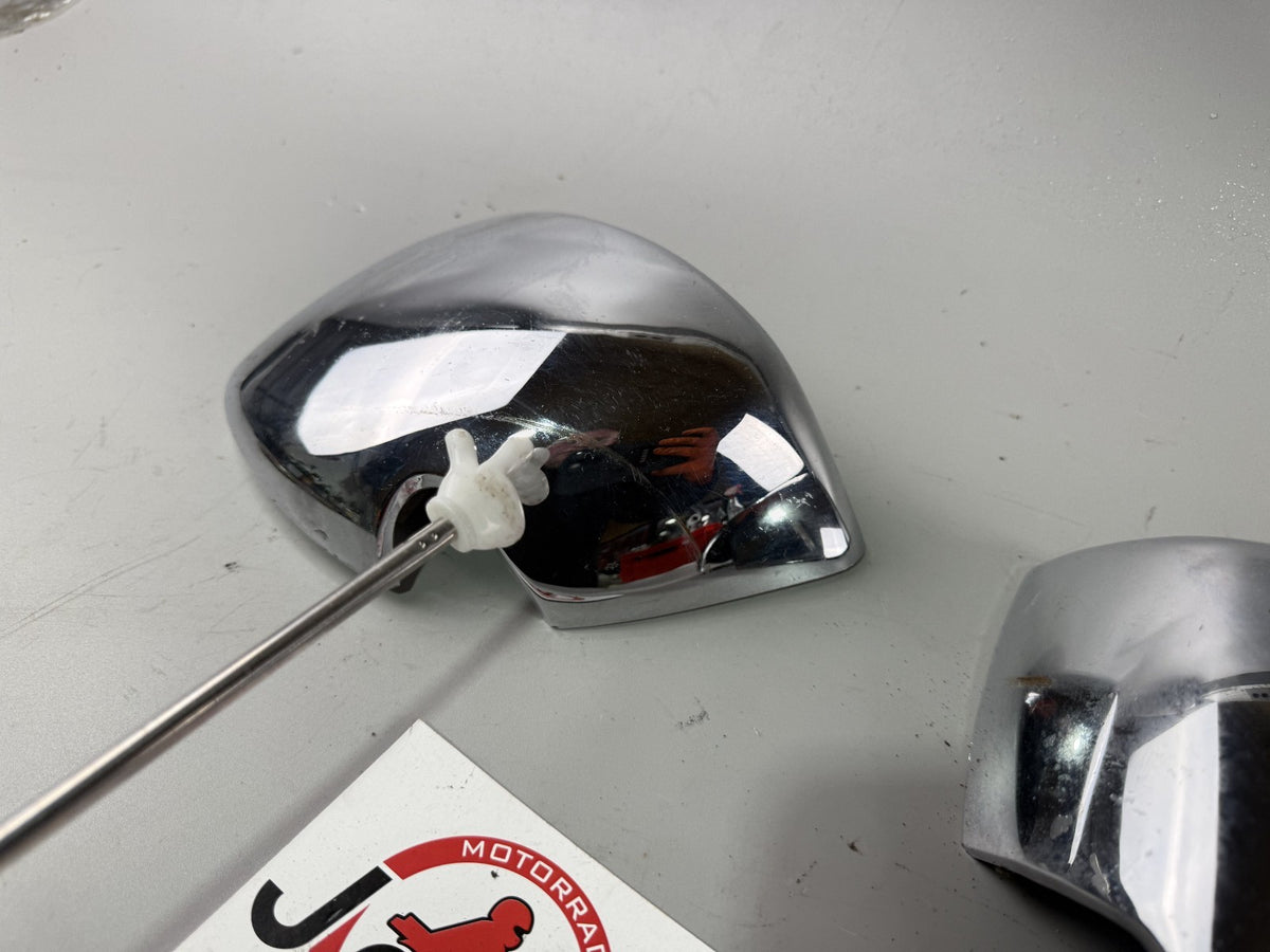 Kawasaki ZL600 Eliminator Chromdeckel Cover Seitendeckel Abdeckung