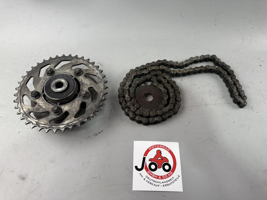 Suzuki GS 500 E GM 51 B Kettensatz Kettenkit Chain Kettenradträger