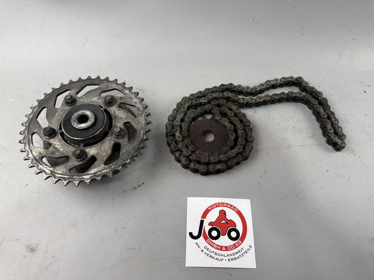 Suzuki GS 500 E GM 51 B Kettensatz Kettenkit Chain Kettenradträger