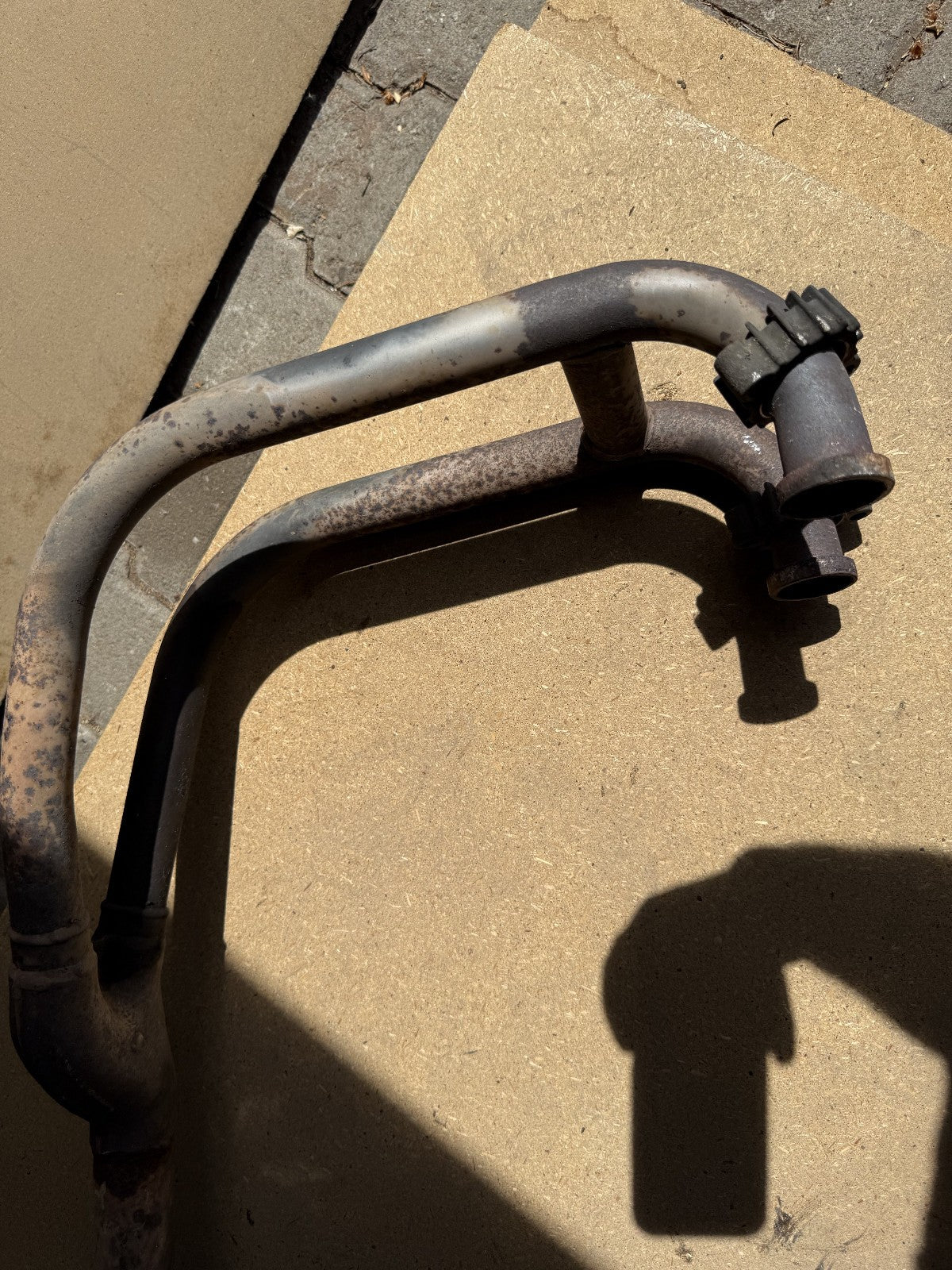 Suzuki GS500E GM51B Auspuffanlage Exhaust Krümmer Endtopf Schalldämpfer