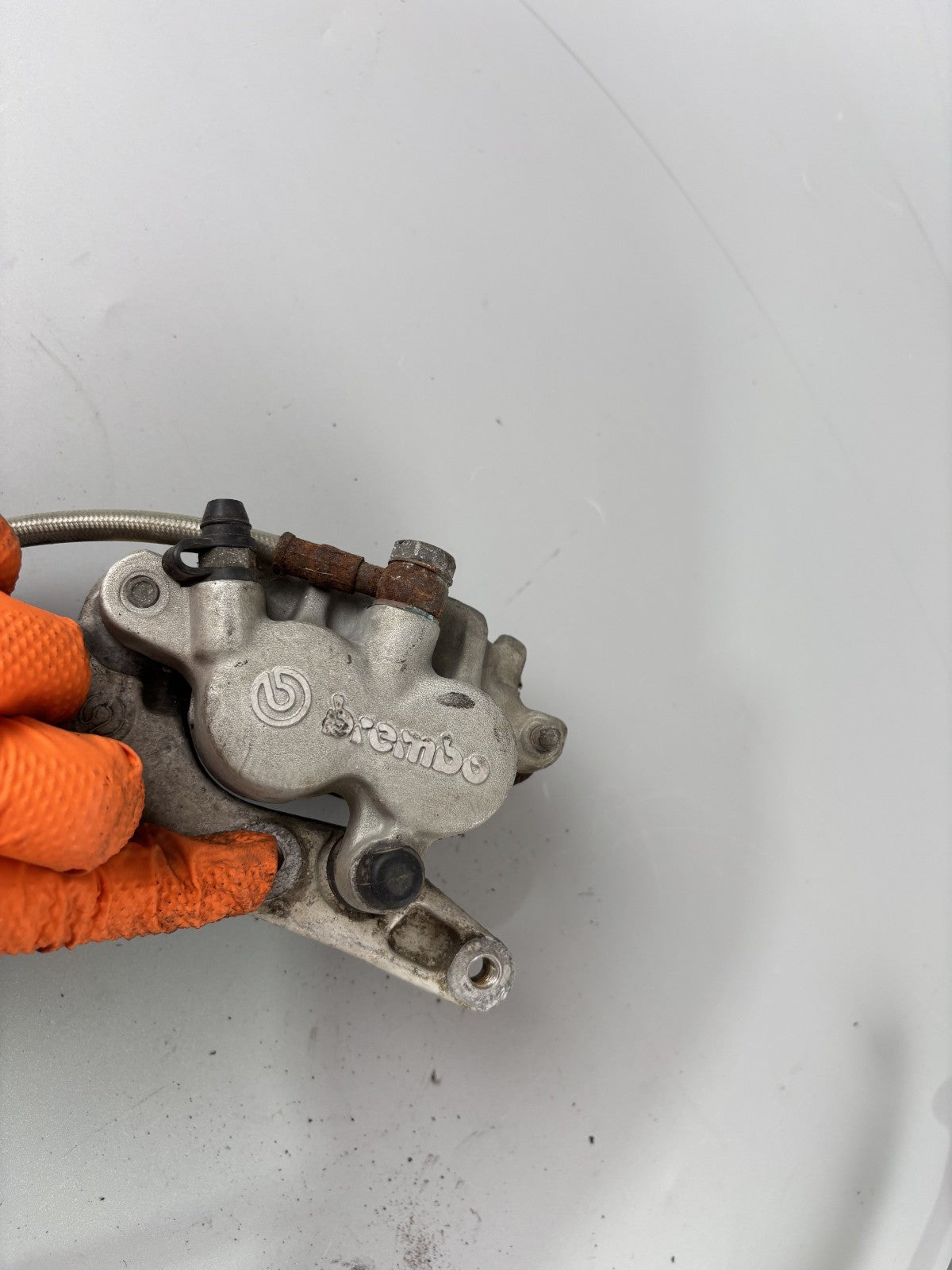 KTM LC4 620 SC Supercompetition Enduro Bremsanlage Brake Bremse Sattel vorne