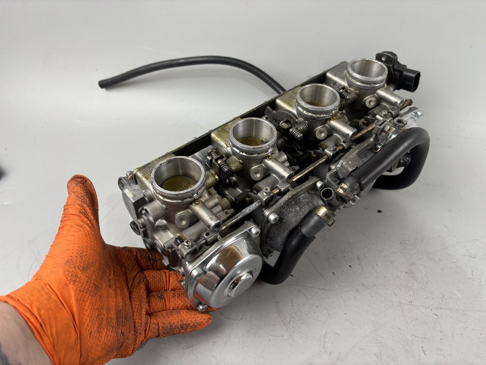 Yamaha XJR1200 4PU Vergaser Vergaserbank Carburetor Einspritzung Motor
