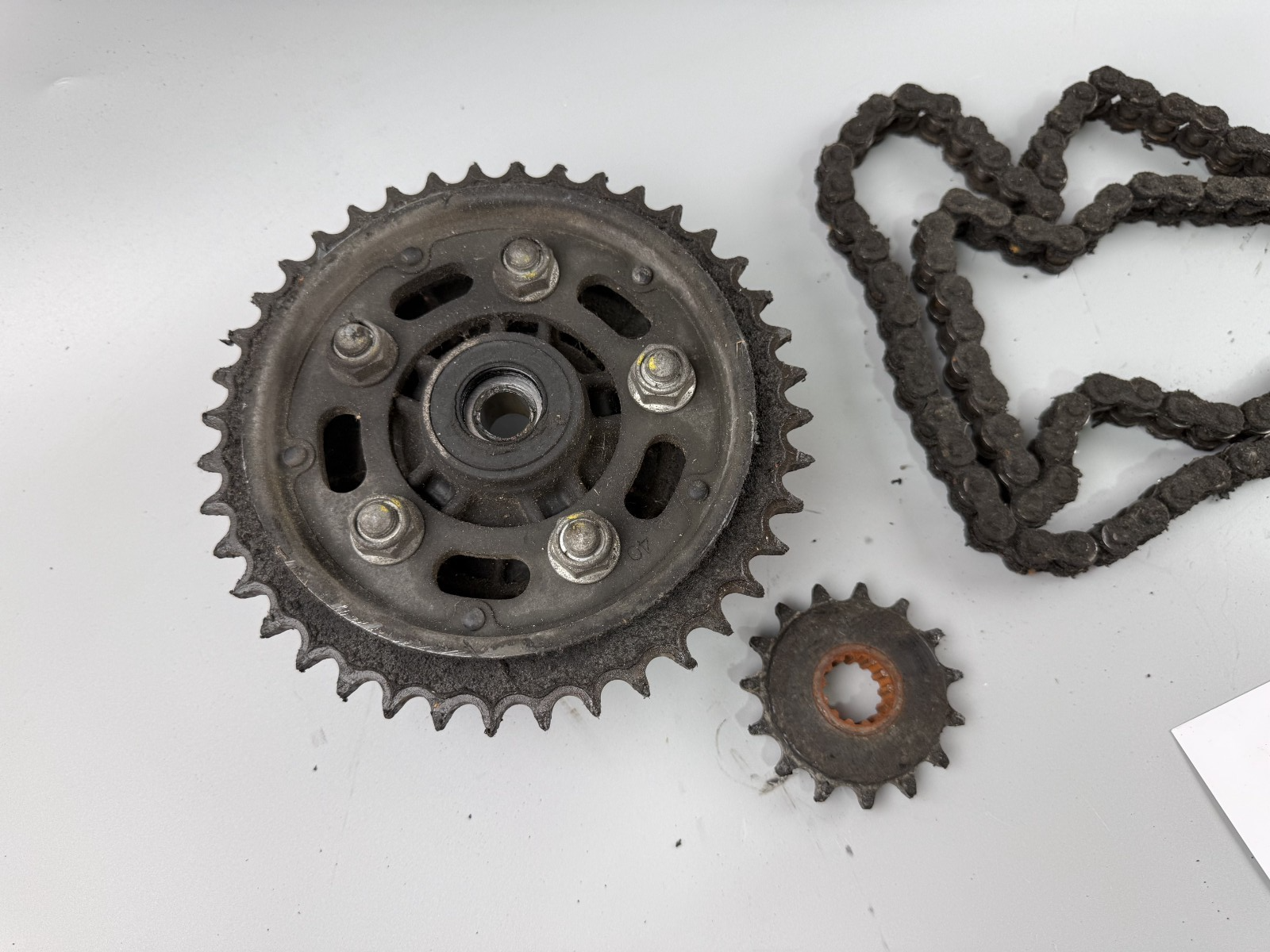 Honda CB500 PC26 Kettensatz Kette Chain Ritzel