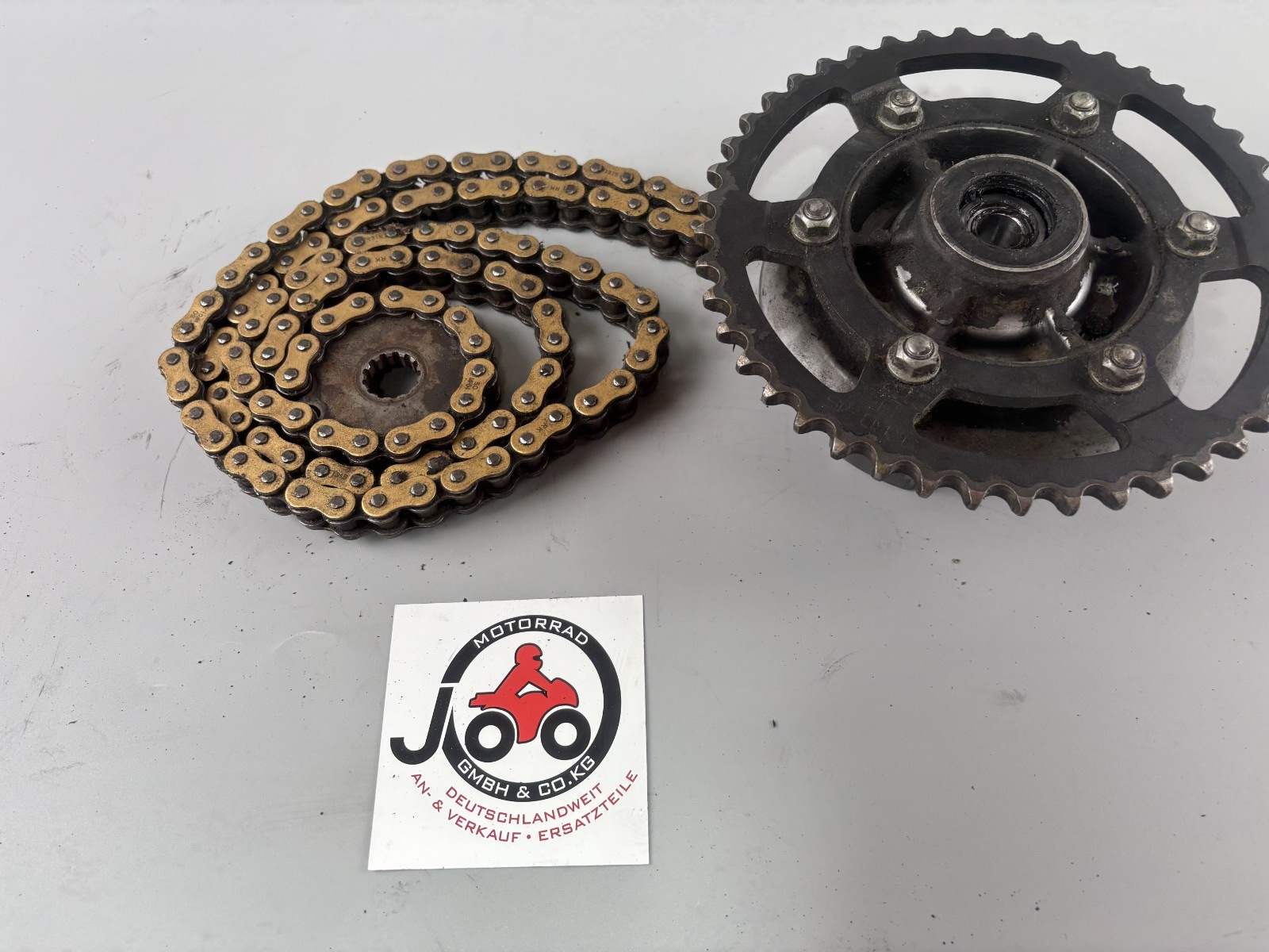 Kawasaki ZZR600D ZX600D Kettensatz Kettenkit Kettenradträger Chain Antrieb