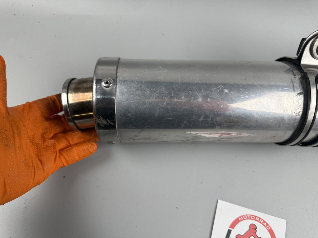 Suzuki GSX 750 AE Inazuma Auspuff Exhaust Schalldämpfer Endtopf Shark E3 1079