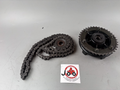 Yamaha XJR1200 4PU Kettensatz Kettenkit Chain Ritzel Antrieb Kettenradträger